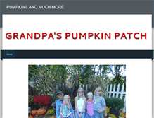 Tablet Screenshot of grandpaspumpkinsmn.com